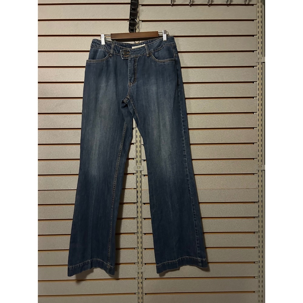 Stetson No 214 City Trouser Jeans Womens Wide Leg Flare Denim 12 Long 35 Western